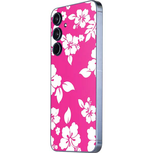 Pink and White Galaxy A55 5G Skin